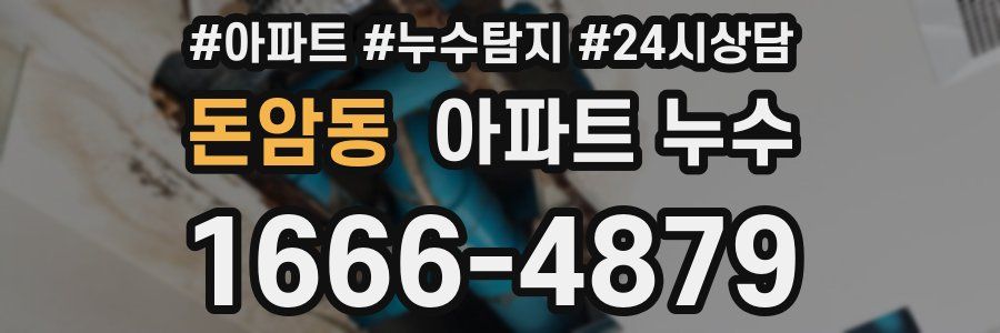 돈암동 누수탐지