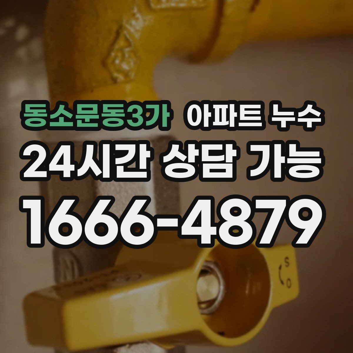 동소문동3가 아파트 누수 다용도실 바닥이 자꾸 젖는 이유