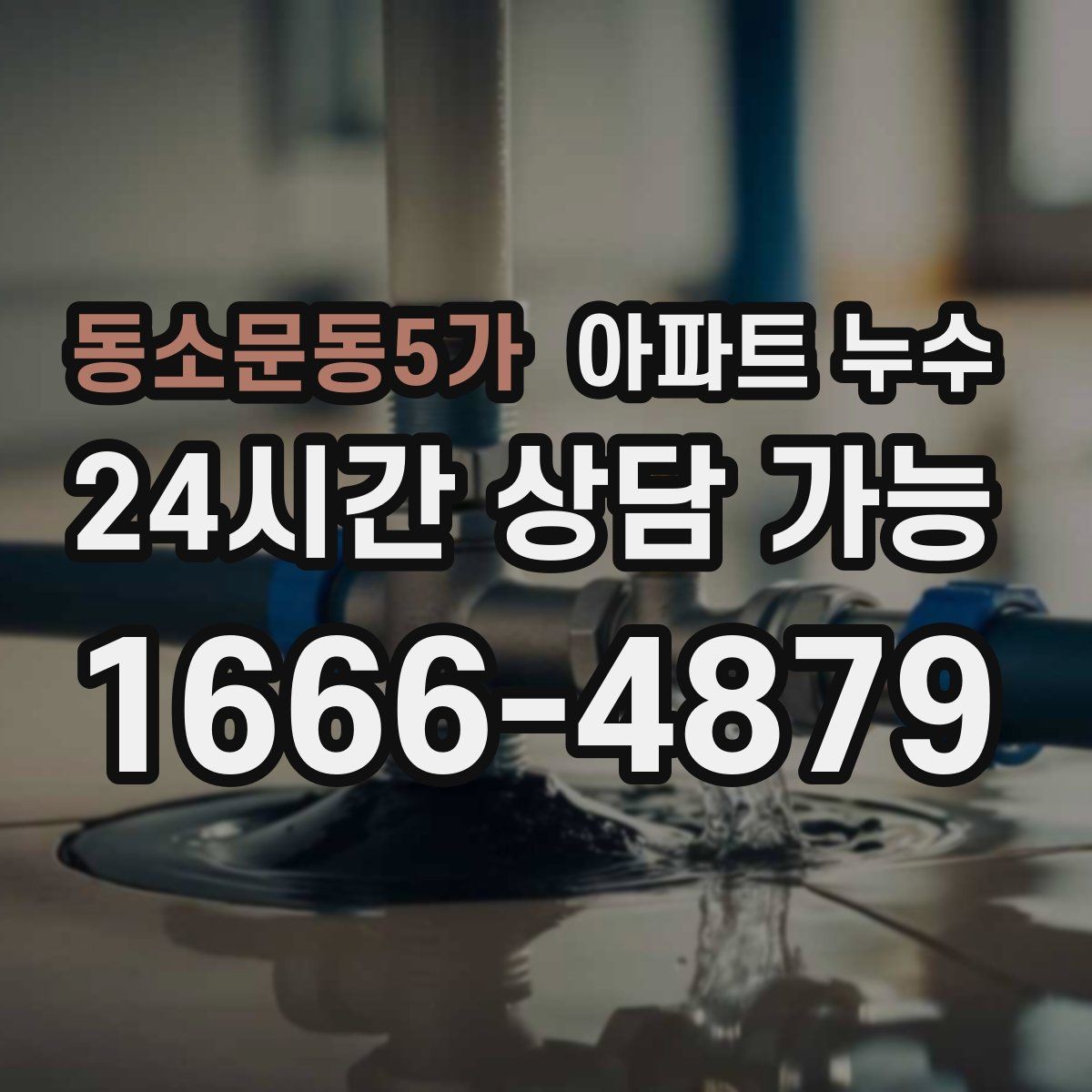 동소문동5가 아파트 누수 마른줄 알았는데 재발하는 이유