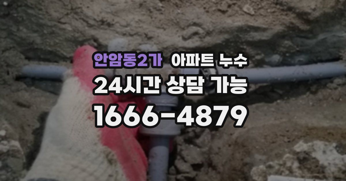 안암동2가 아파트 누수