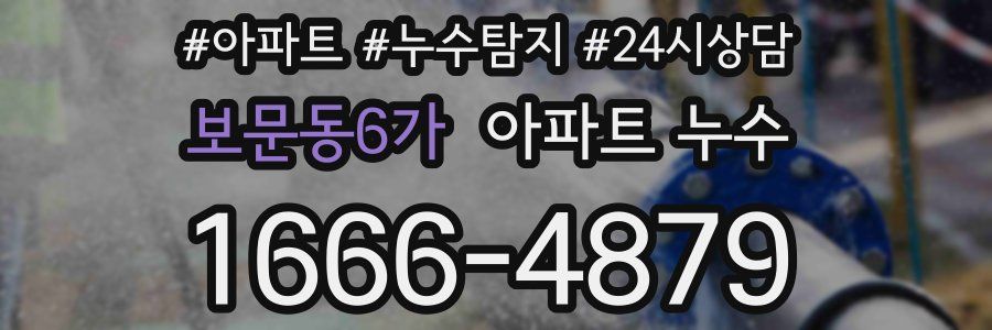 보문동6가 누수탐지