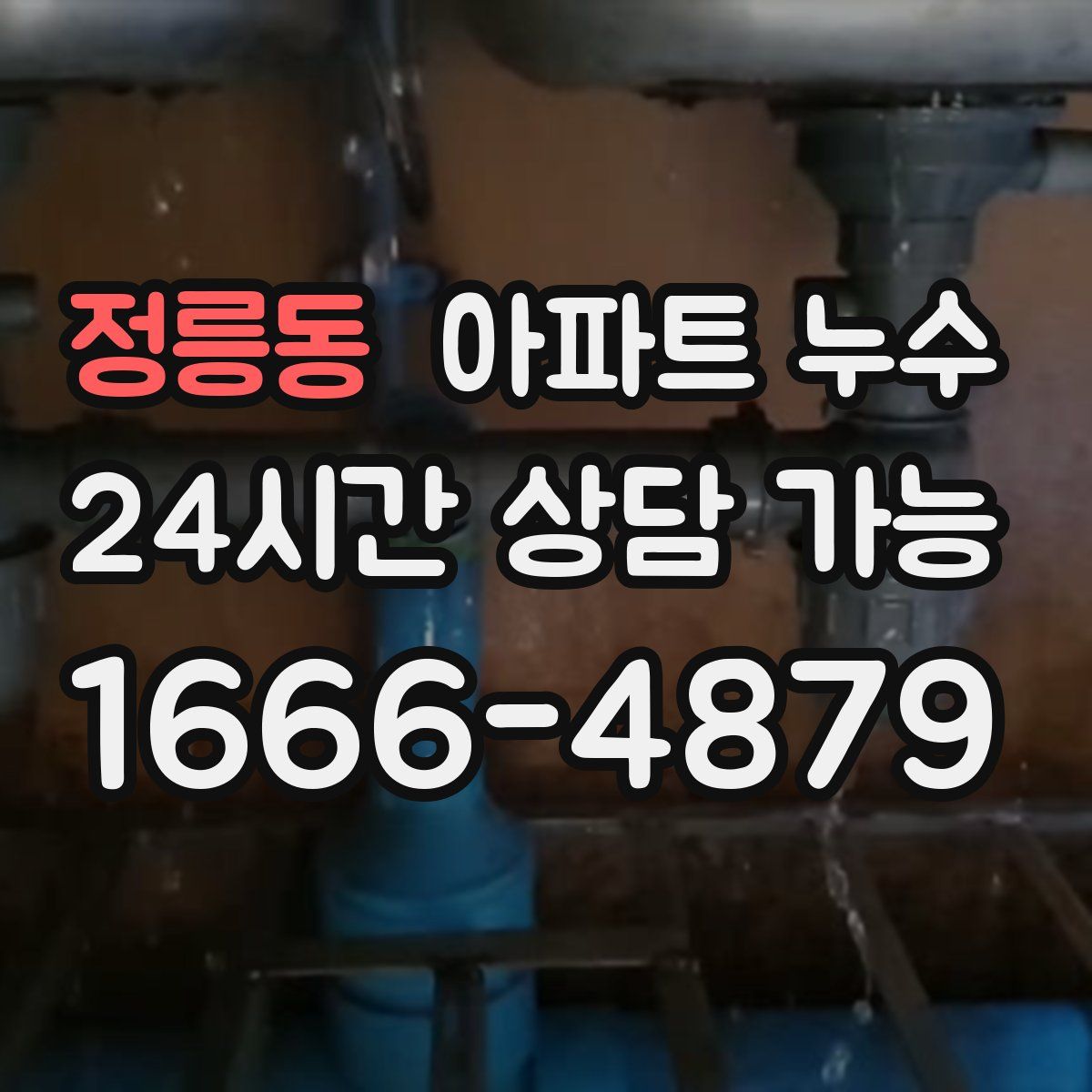 정릉동 아파트 누수탐지