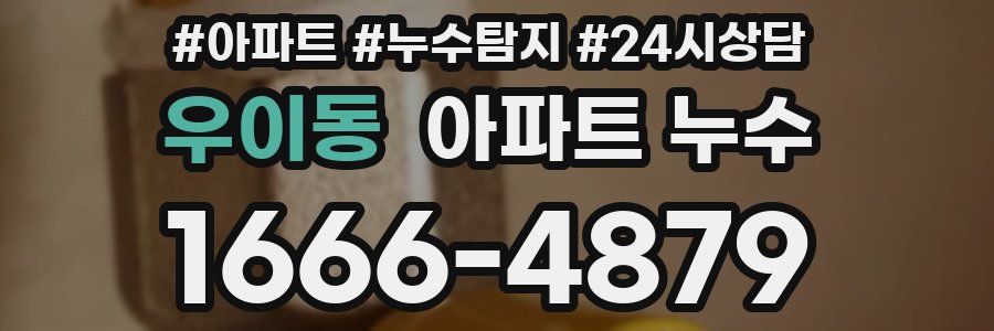 우이동 누수탐지