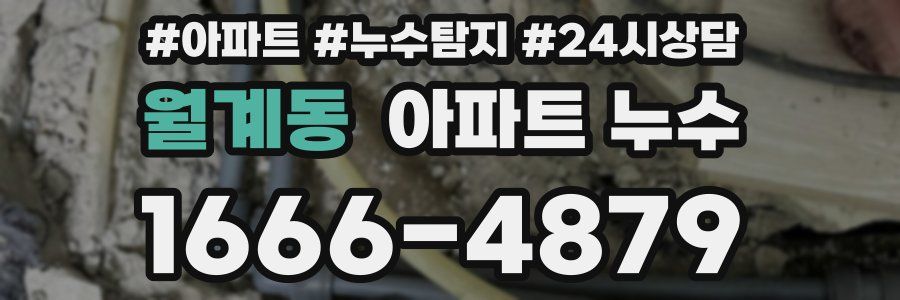 월계동 누수탐지