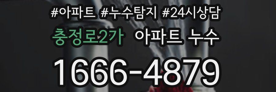 충정로2가 누수탐지