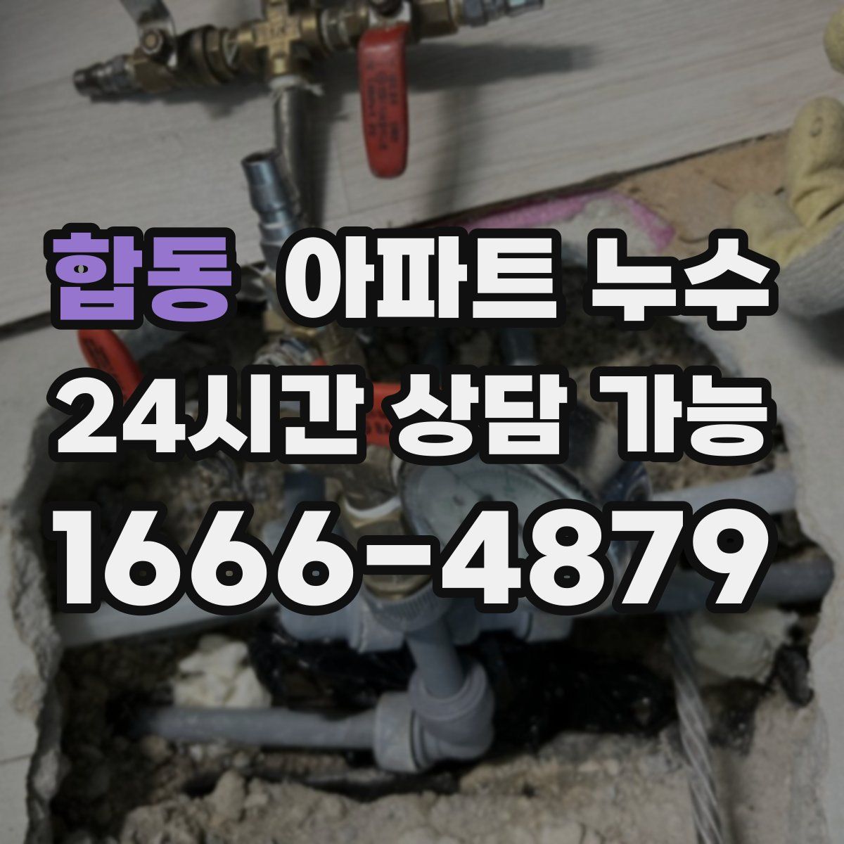 합동 아파트 누수탐지