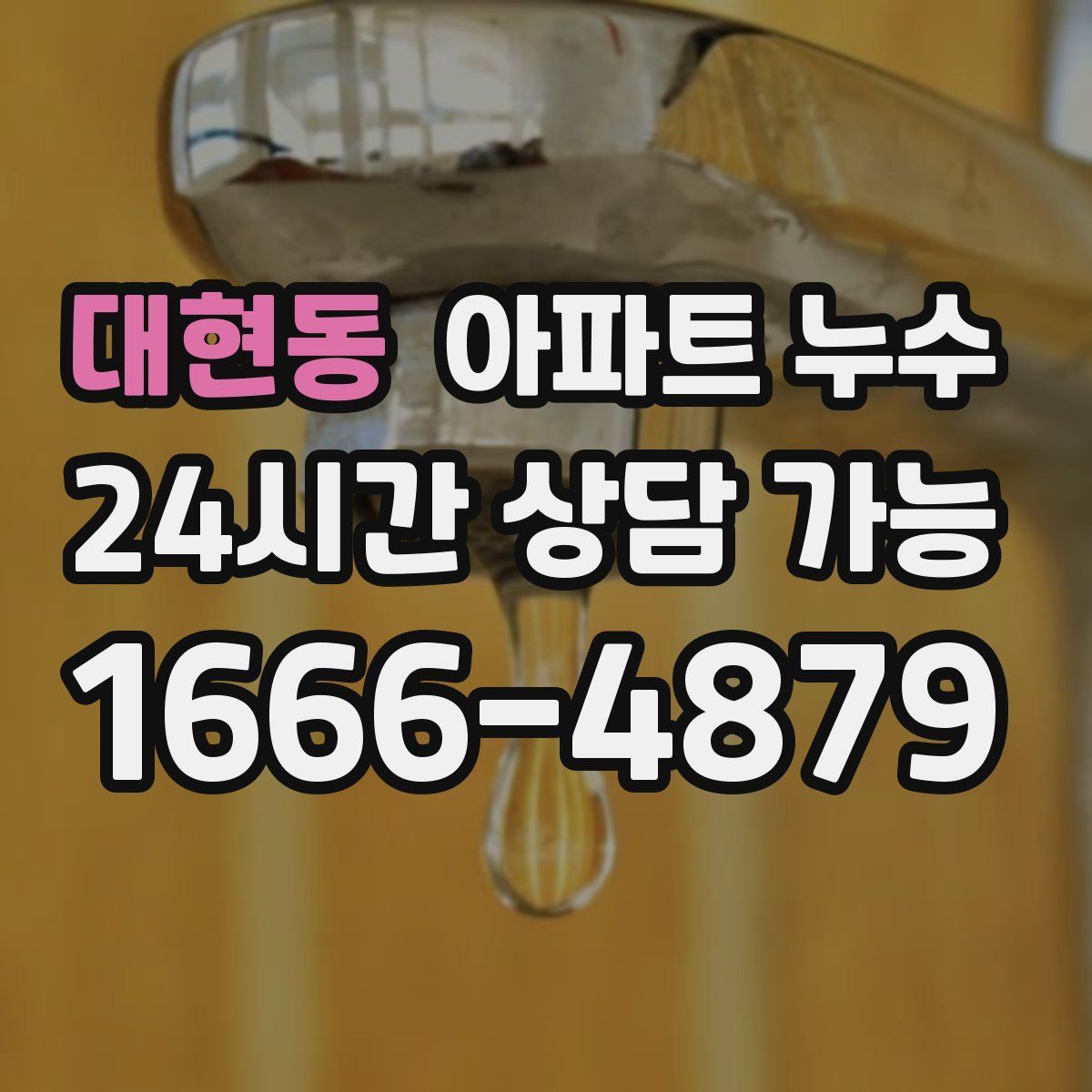 대현동 아파트 누수탐지