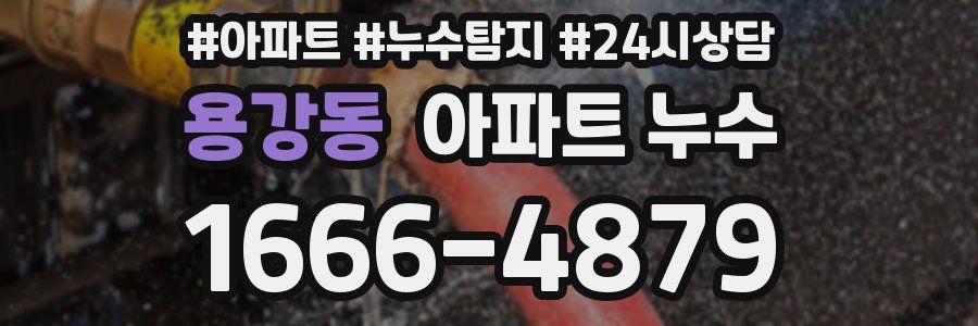 용강동 누수탐지