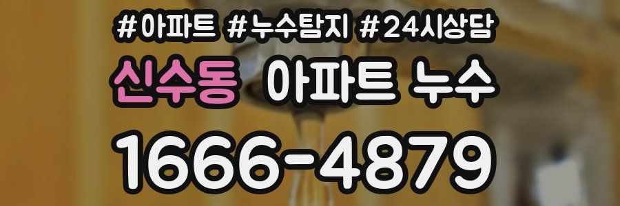 신수동 누수탐지