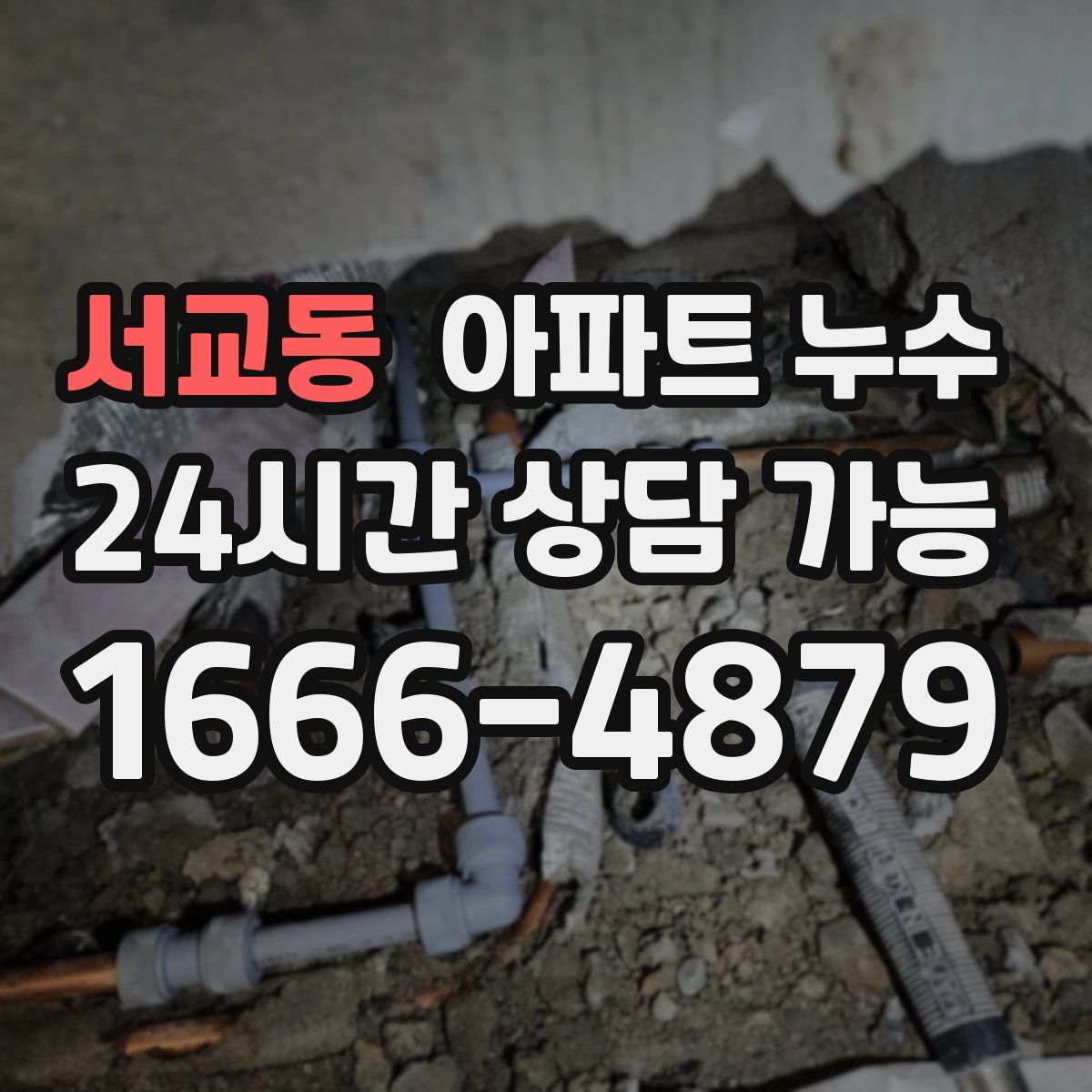 서교동 아파트 누수탐지