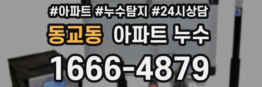 동교동 누수탐지