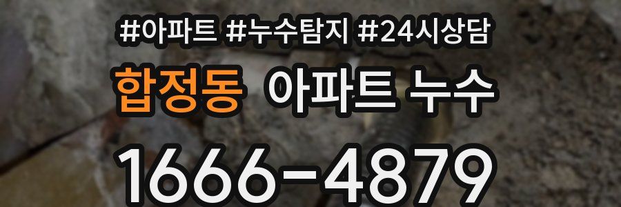 합정동 누수탐지