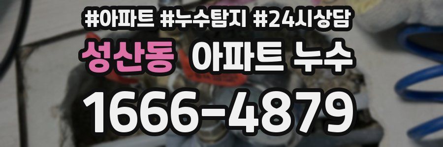 성산동 누수탐지