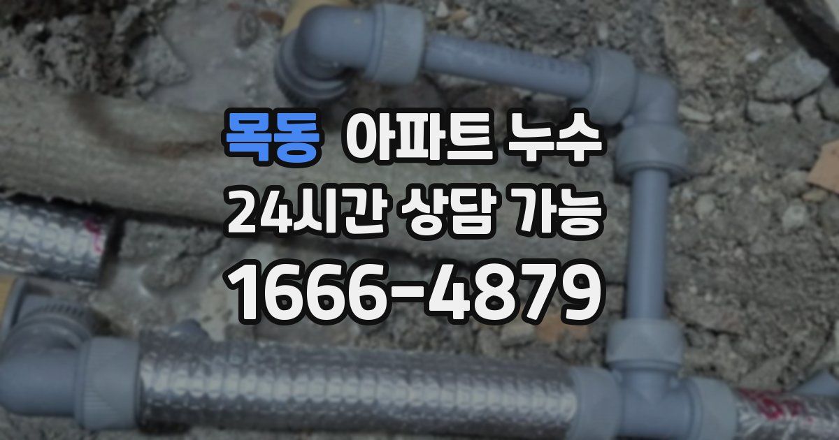 목동 아파트 누수