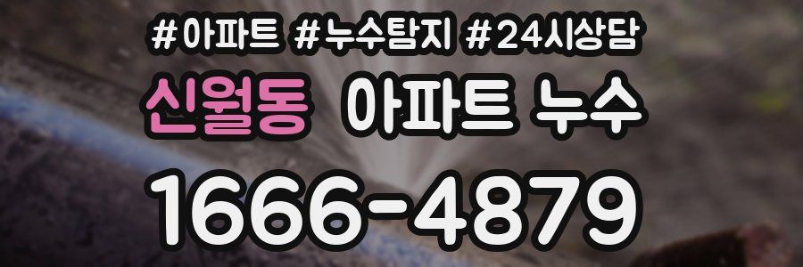 신월동 누수탐지