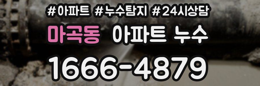 마곡동 누수탐지