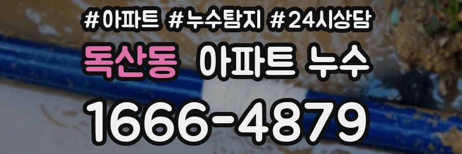 독산동 누수탐지