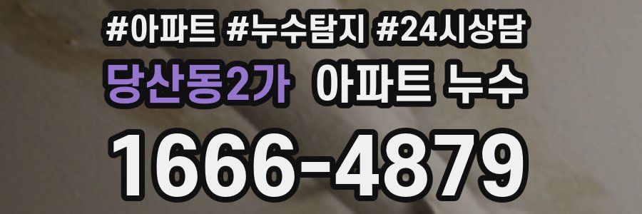 당산동2가 누수탐지