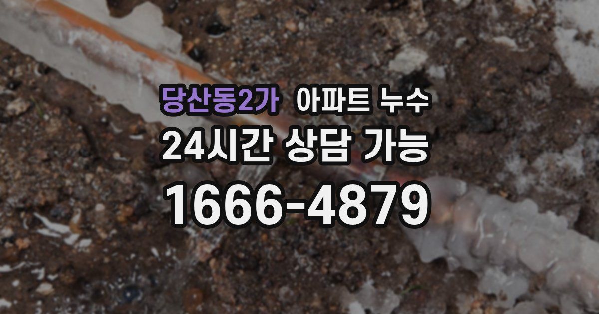 당산동2가 아파트 누수