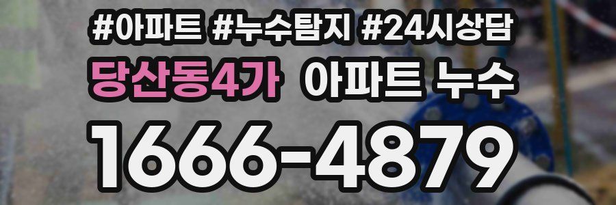 당산동4가 누수탐지