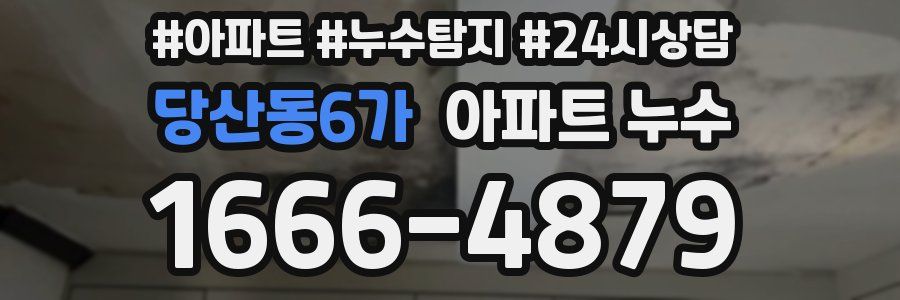 당산동6가 누수탐지