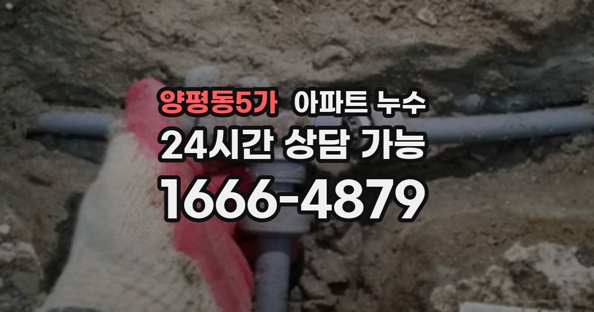 양평동5가 아파트 누수