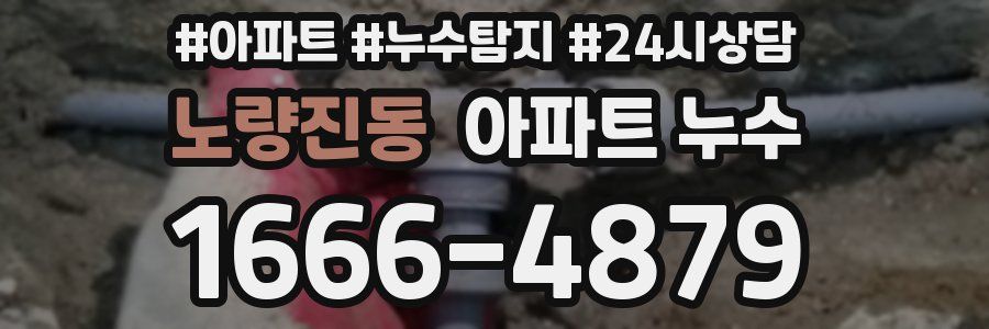 노량진동 누수탐지