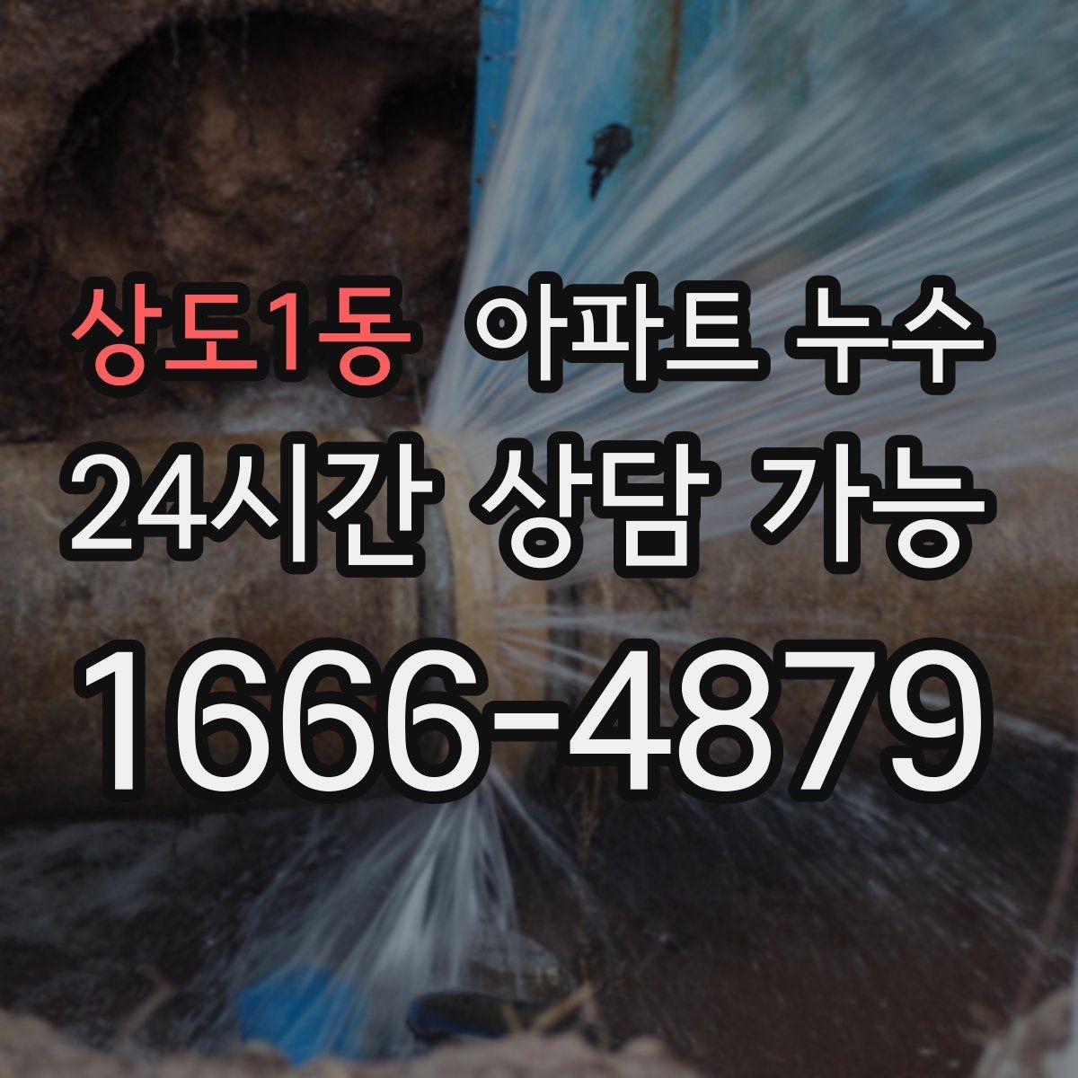 상도1동 아파트 누수 우리집이 원인인지 확인하는 순서