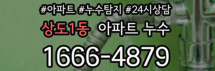 상도1동 누수탐지