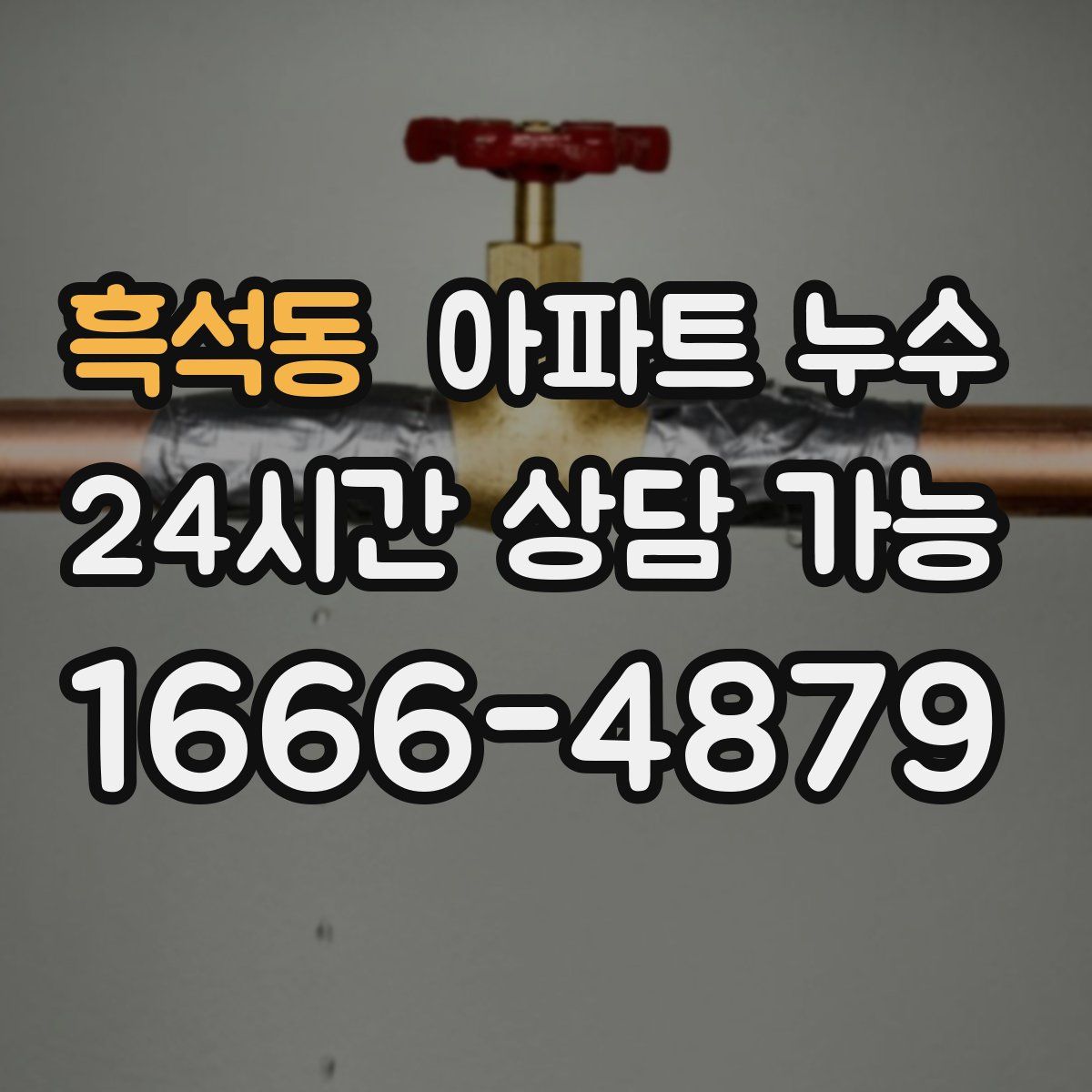 흑석동 아파트 누수탐지