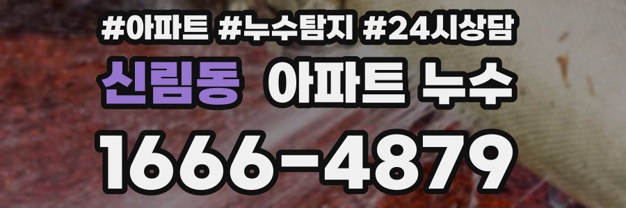 신림동 누수탐지