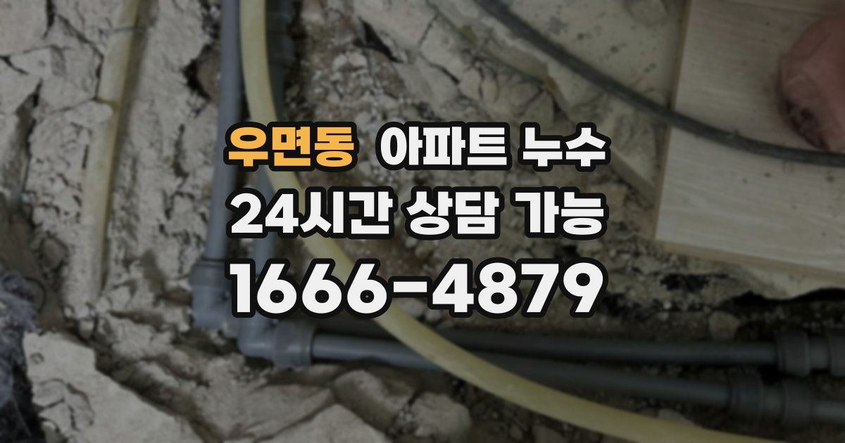 우면동 아파트 누수