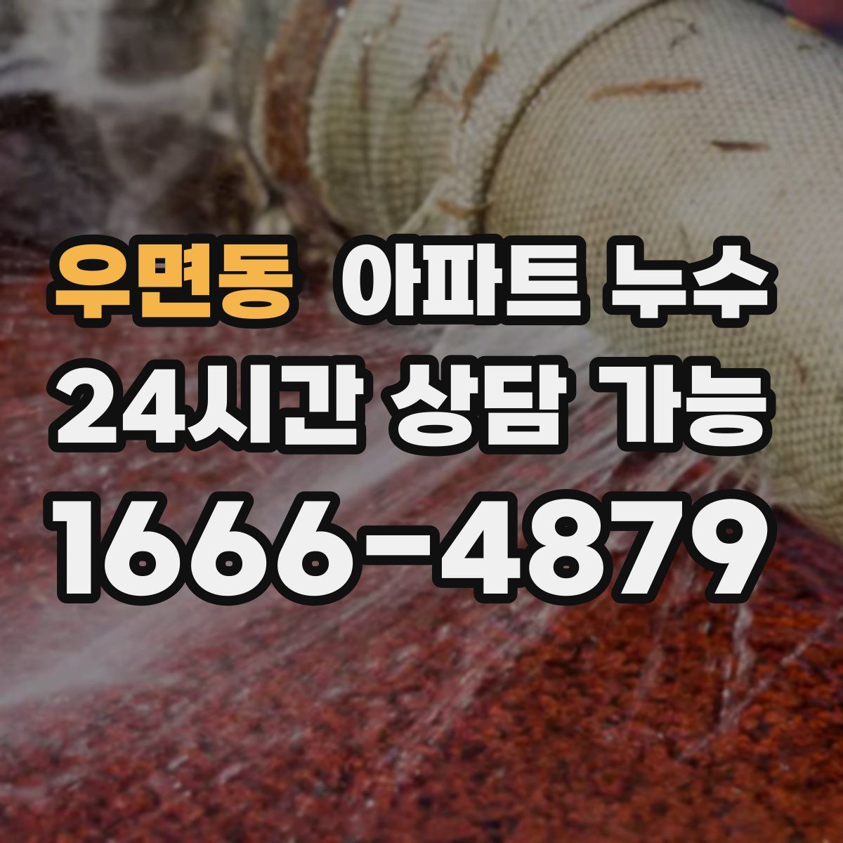 우면동 아파트 누수탐지