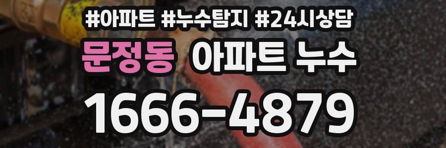 문정동 누수탐지