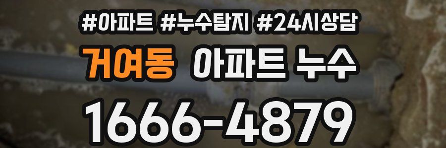 거여동 누수탐지