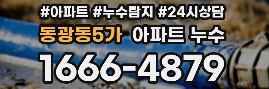 동광동5가 누수탐지