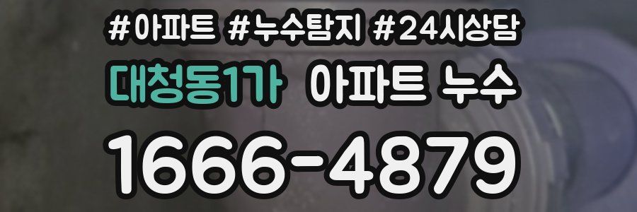 대청동1가 누수탐지