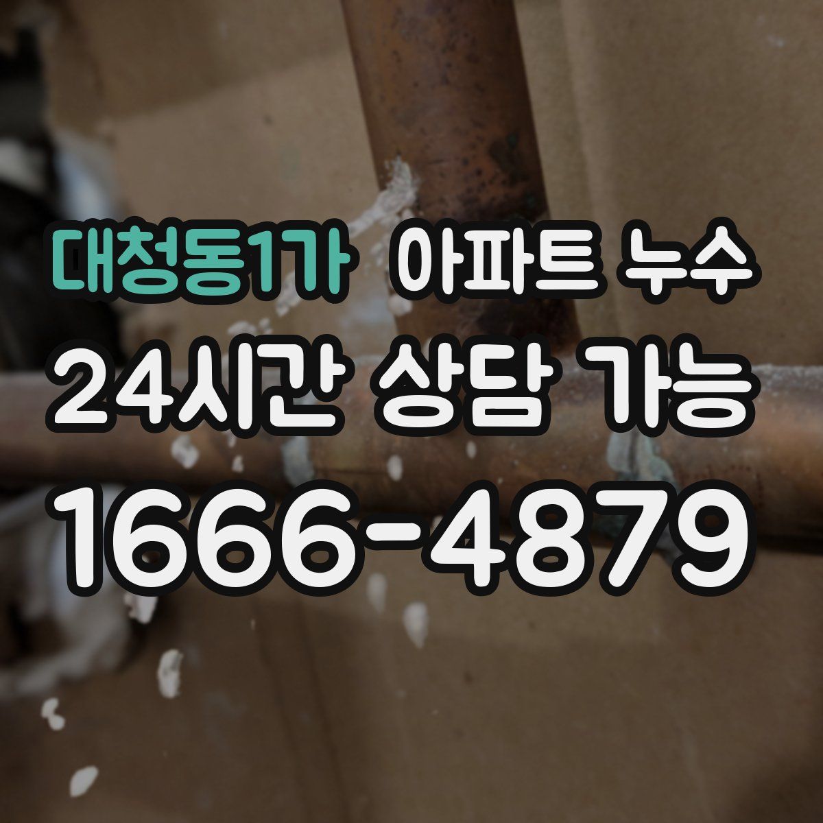 대청동1가 아파트 누수탐지