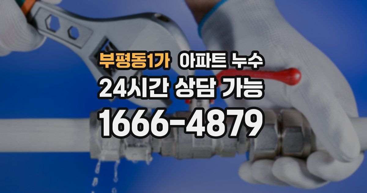 부평동1가 아파트 누수