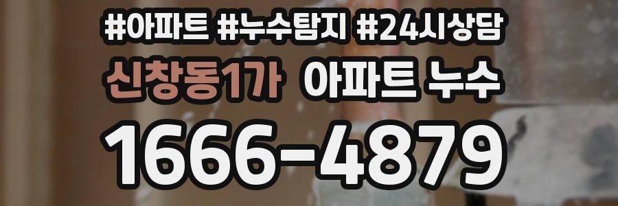 신창동1가 누수탐지