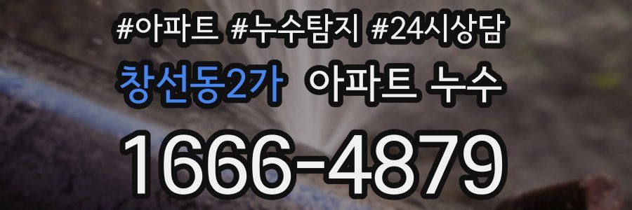 창선동2가 누수탐지