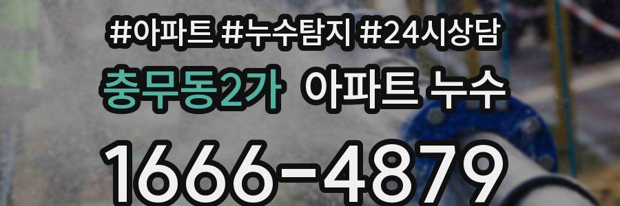 충무동2가 누수탐지
