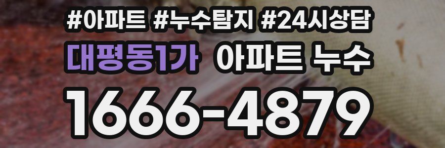 대평동1가 누수탐지