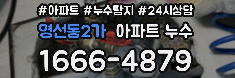 영선동2가 누수탐지