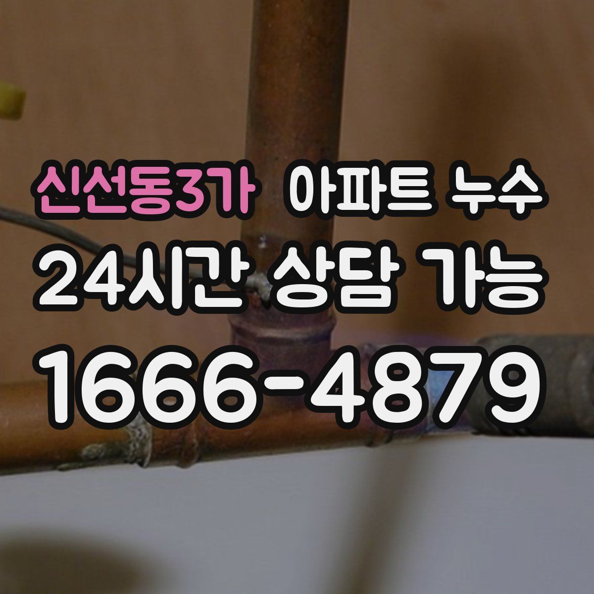 신선동3가 아파트 누수탐지