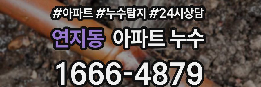 연지동 누수탐지