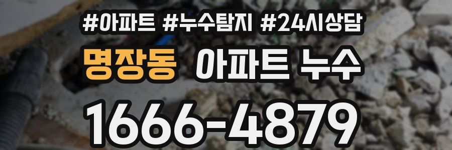 명장동 누수탐지