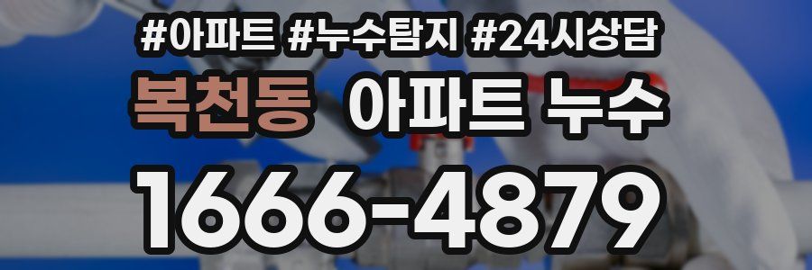 복천동 누수탐지