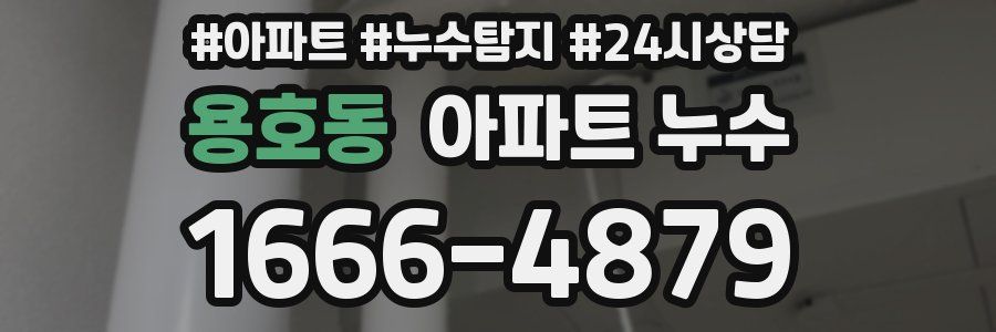 용호동 누수탐지