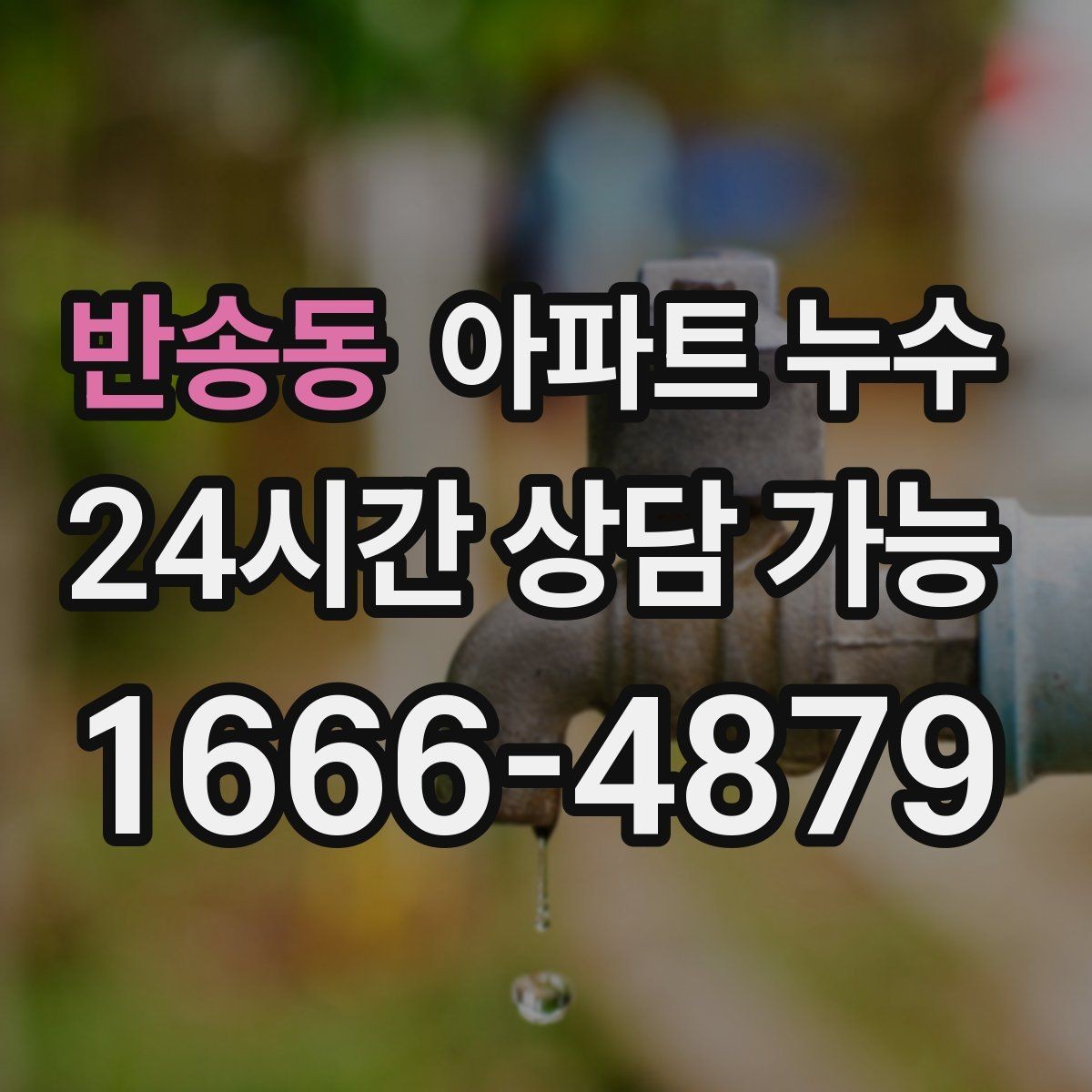 반송동 아파트 누수 간헐적으로 젖었다 마를 때 대처법